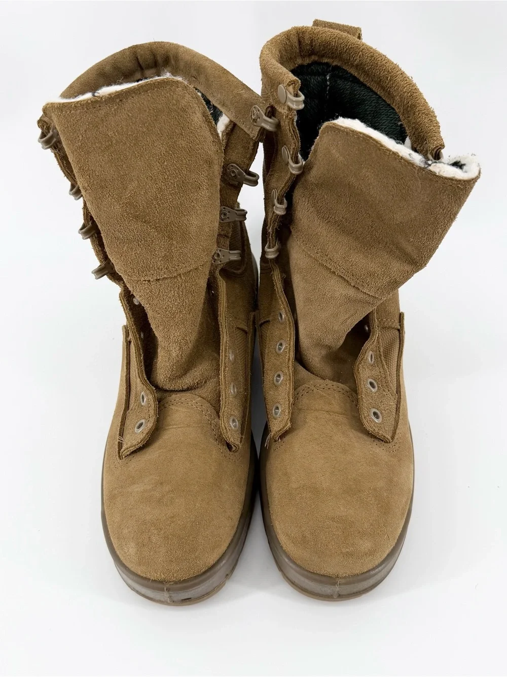 Altama 7R Steel Toe Insulated US Military Tan Suede Vibram Combat Boots
